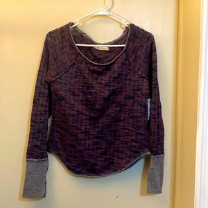 NWT free people long sleeve top size small